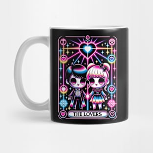 The Lovers Tarot Card Kawaii Cute Pastel Goth Mug